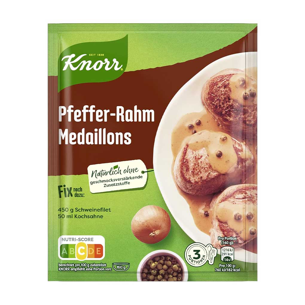 Knorr Pepper Cream Mix for Medallions 1