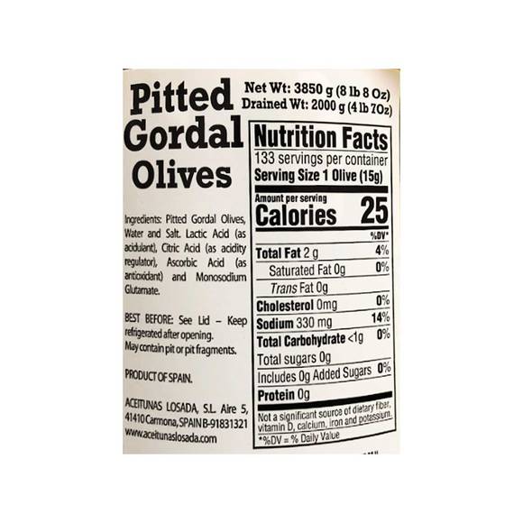 Losada Gordal Olives, Pitted 2
