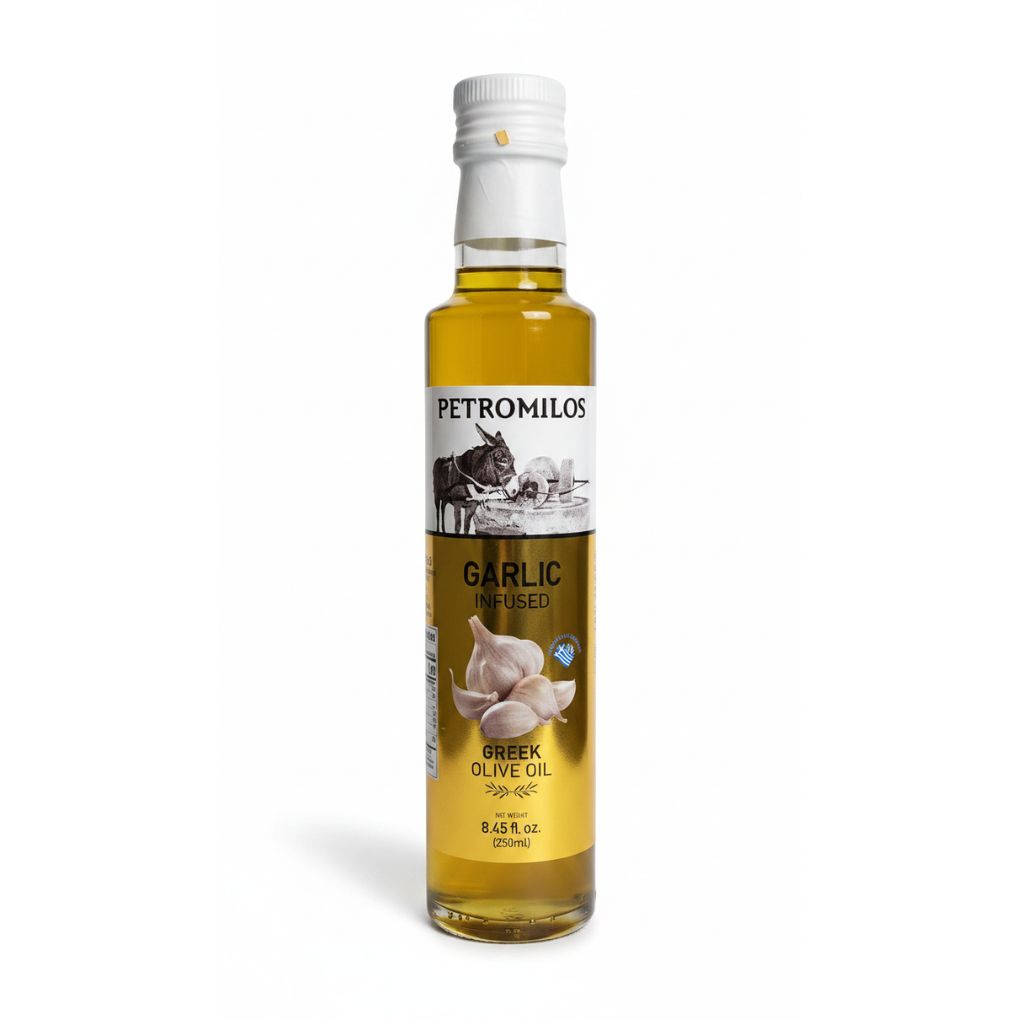 Petromilos Garlic Infused Greek Olive Oil 1