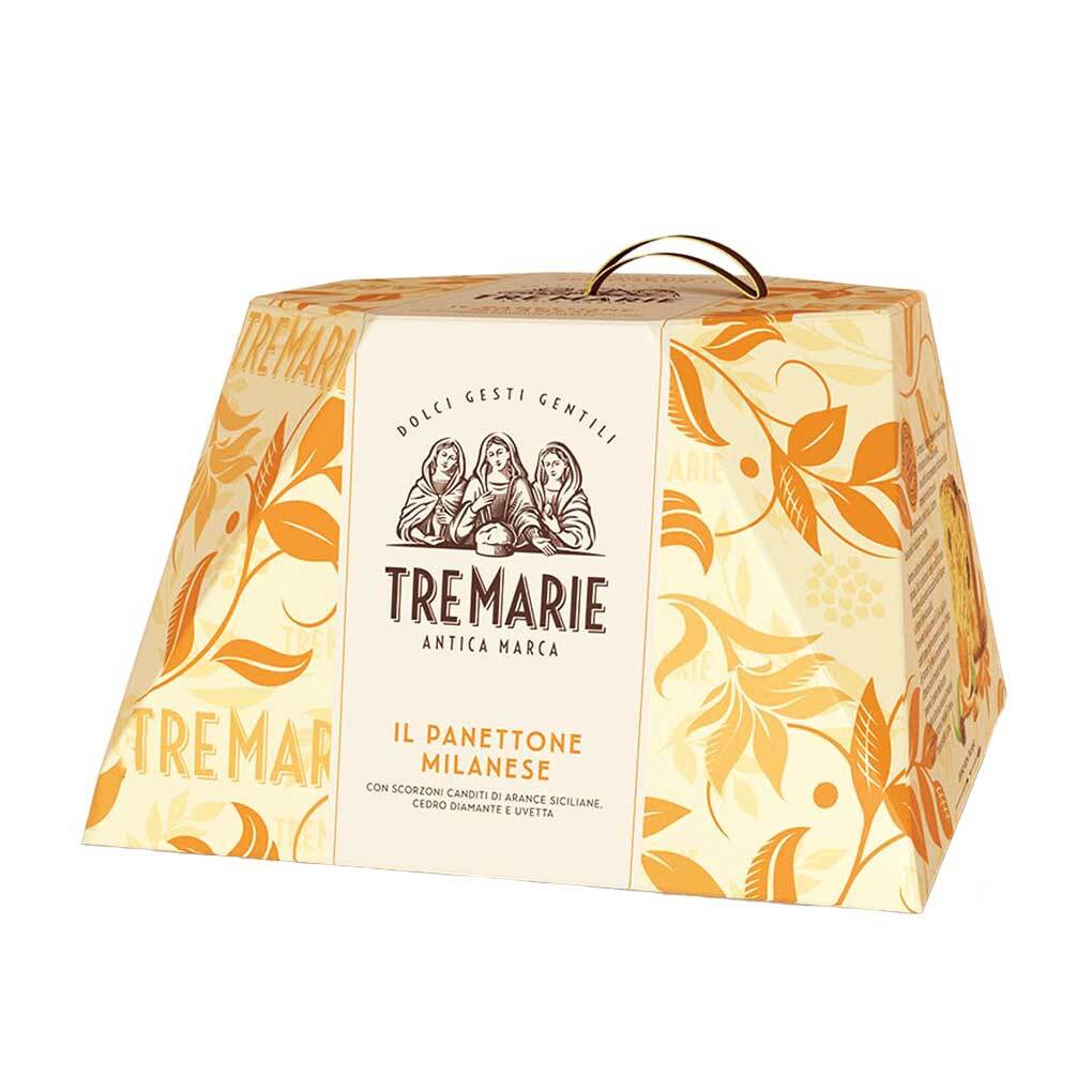 Tre Marie Preorder: Milanese Panettone with Candied Fruits 1