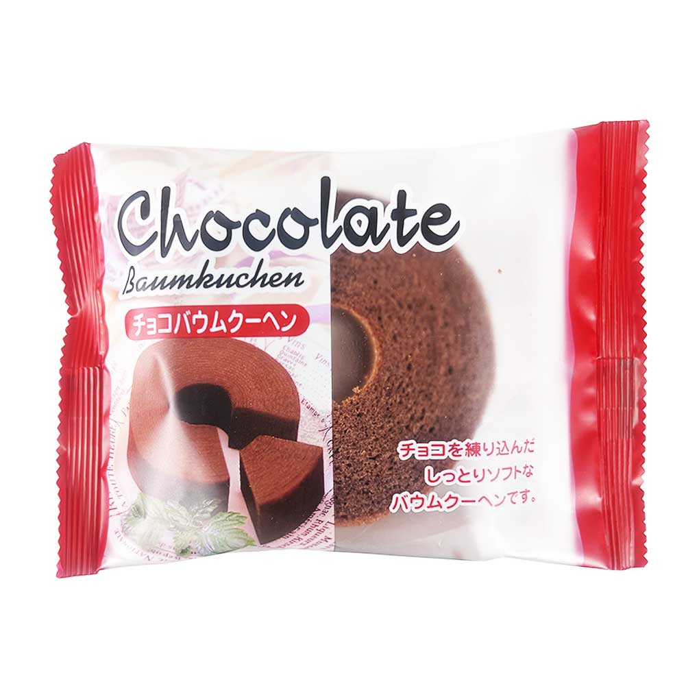 Taiyo Foods Chocolate Baumkuchen, Single Serving 1