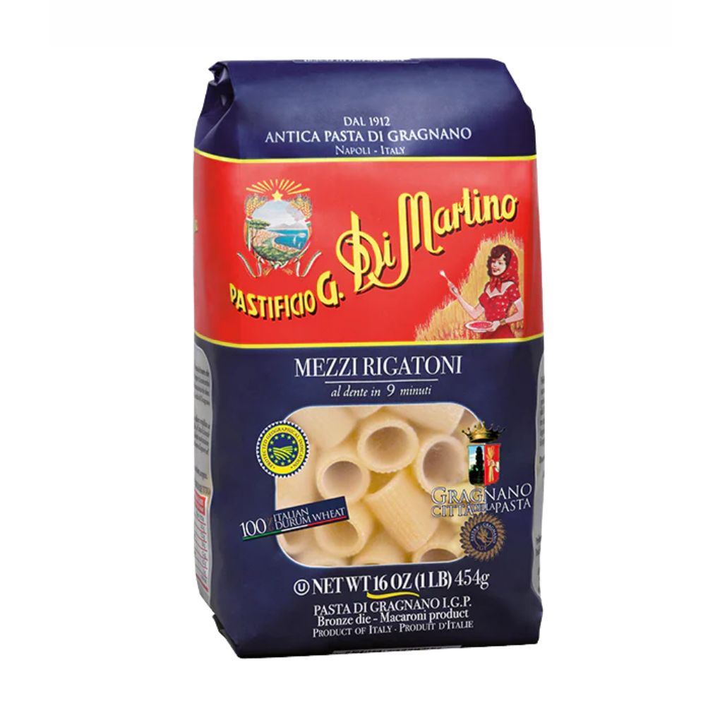 Di Martino Mezzi Rigatoni, 100% Italian Wheat 1