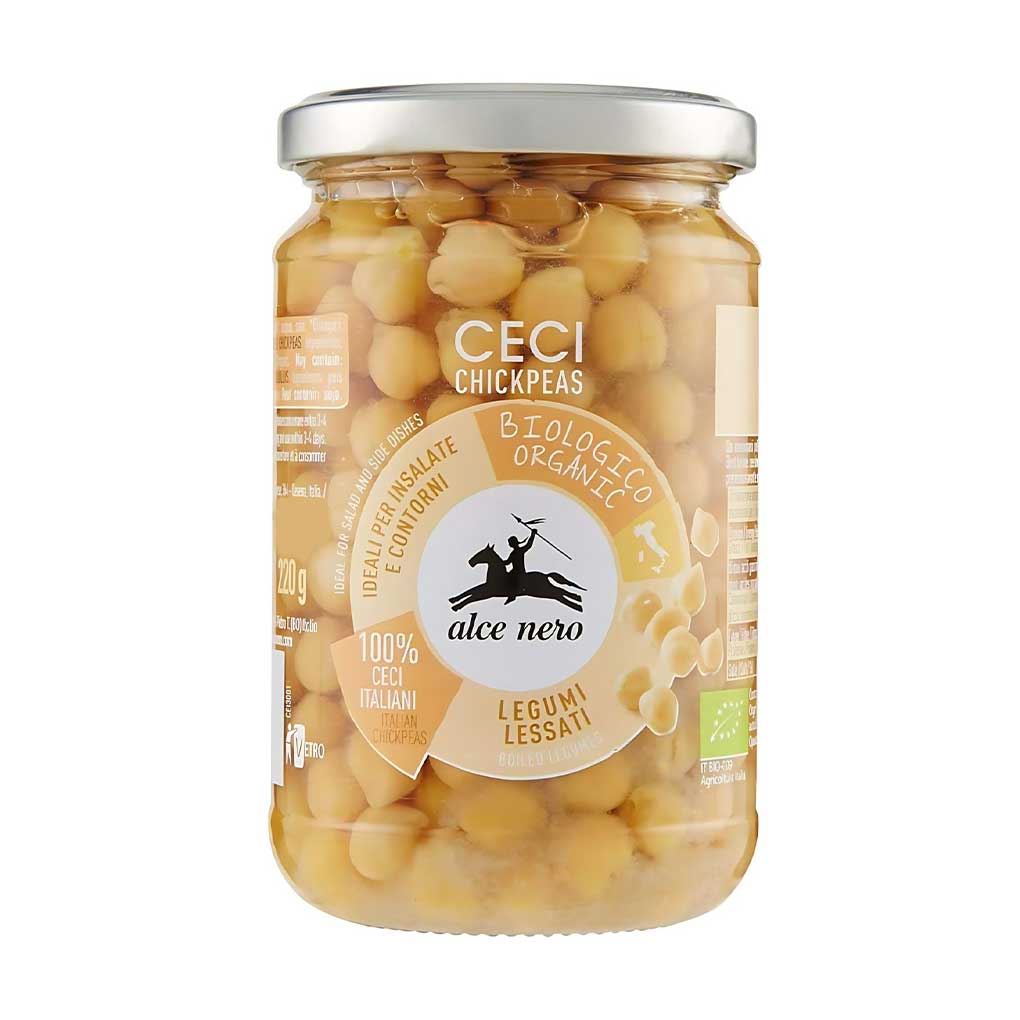 Alce Nero Organic Cooked Italian Chickpeas 1