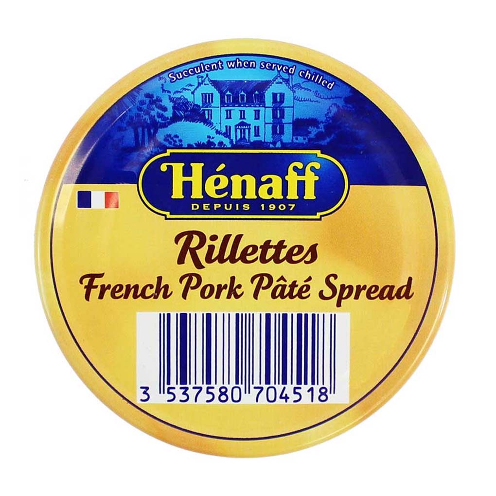 Henaff French Pork Pate Spread Rillettes 1