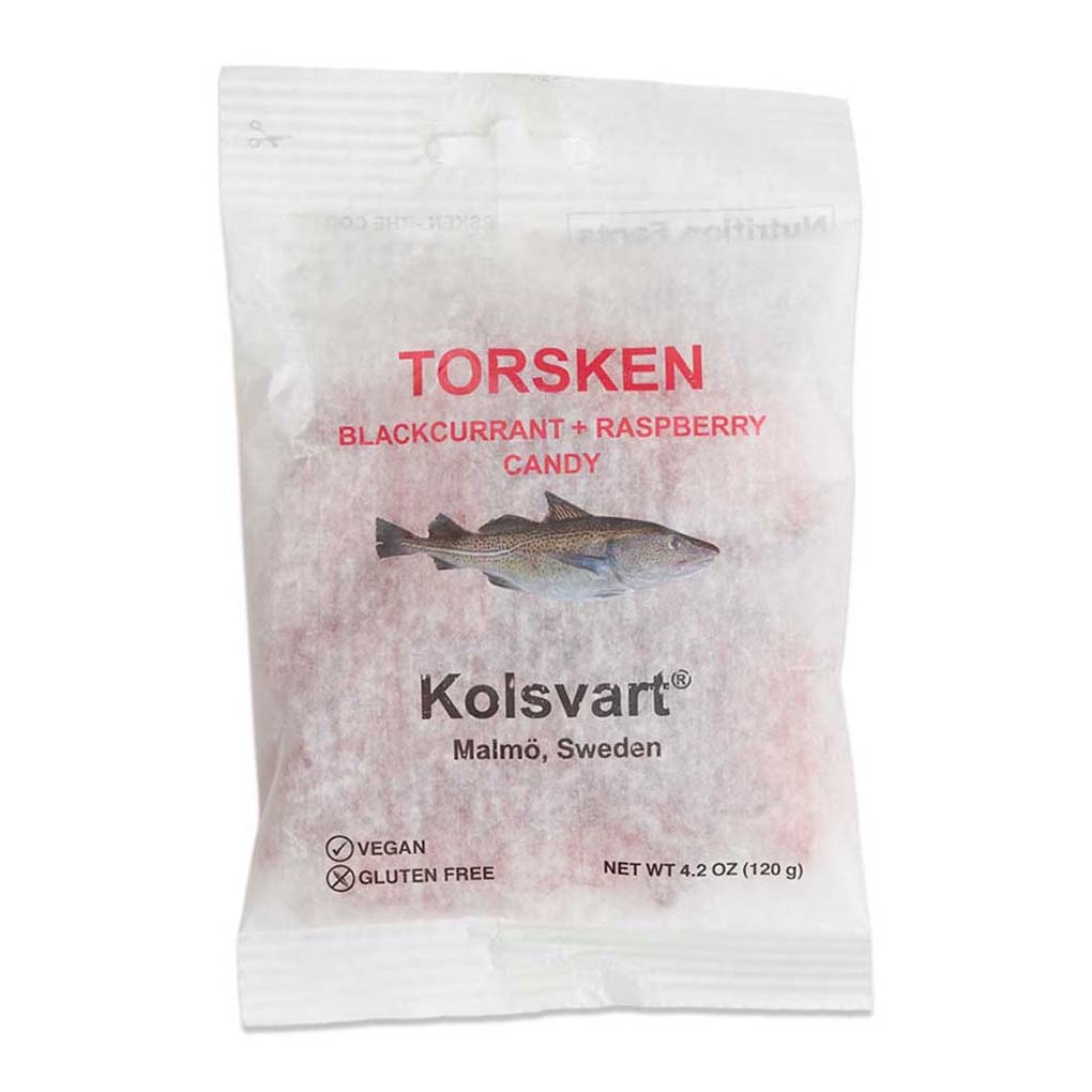 Kolsvart Blackcurrant & Raspberry Swedish Vegan Gummy 1