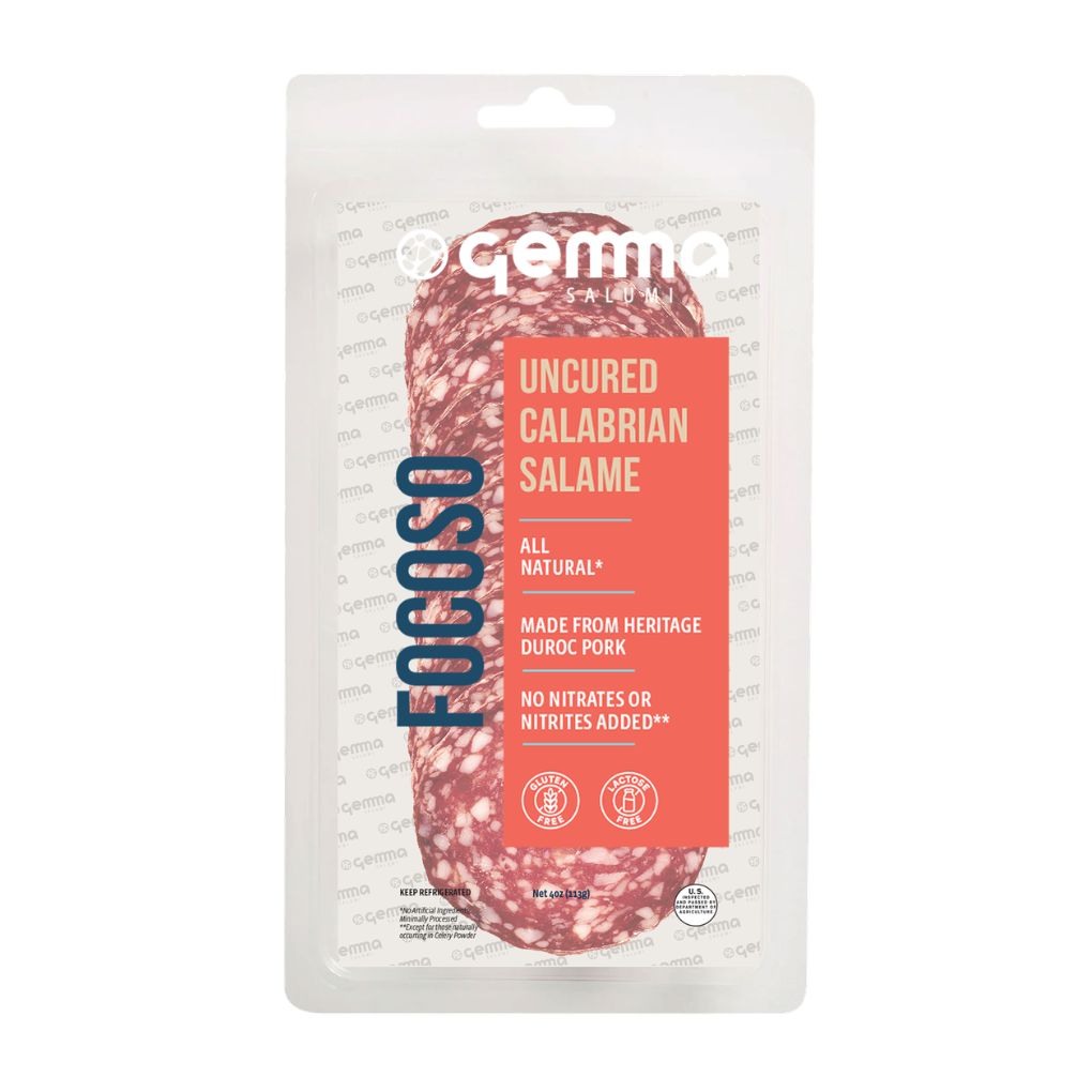 Gemma Salumi Focoso Uncured Spicy Salame 1