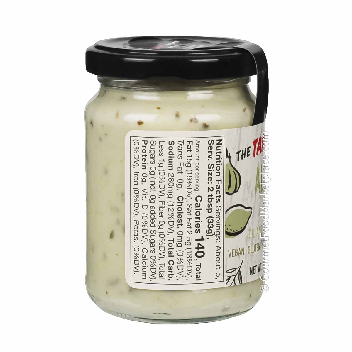 The Tapas Sauces Spanish Oil and Garlic Sauce Alioli, Vegan 2