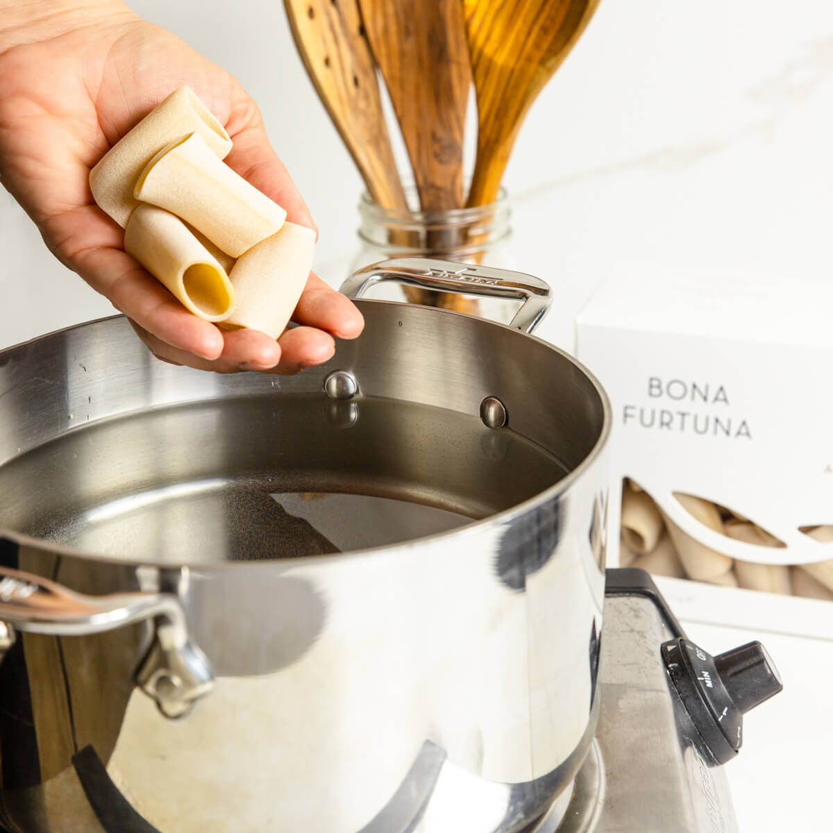 Bona Furtuna Italian Organic Ancient Grain Paccheri 2