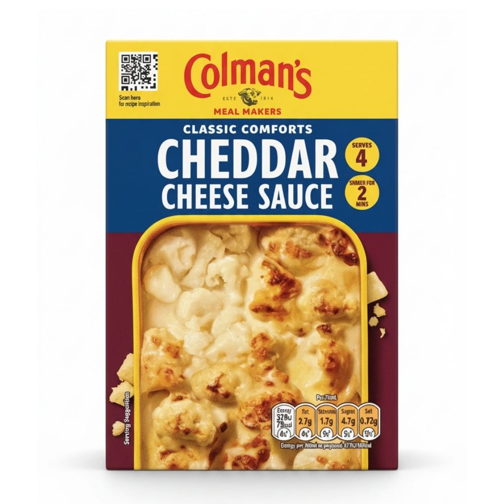 Colman's Cheddar Cheese Sauce Mix 1