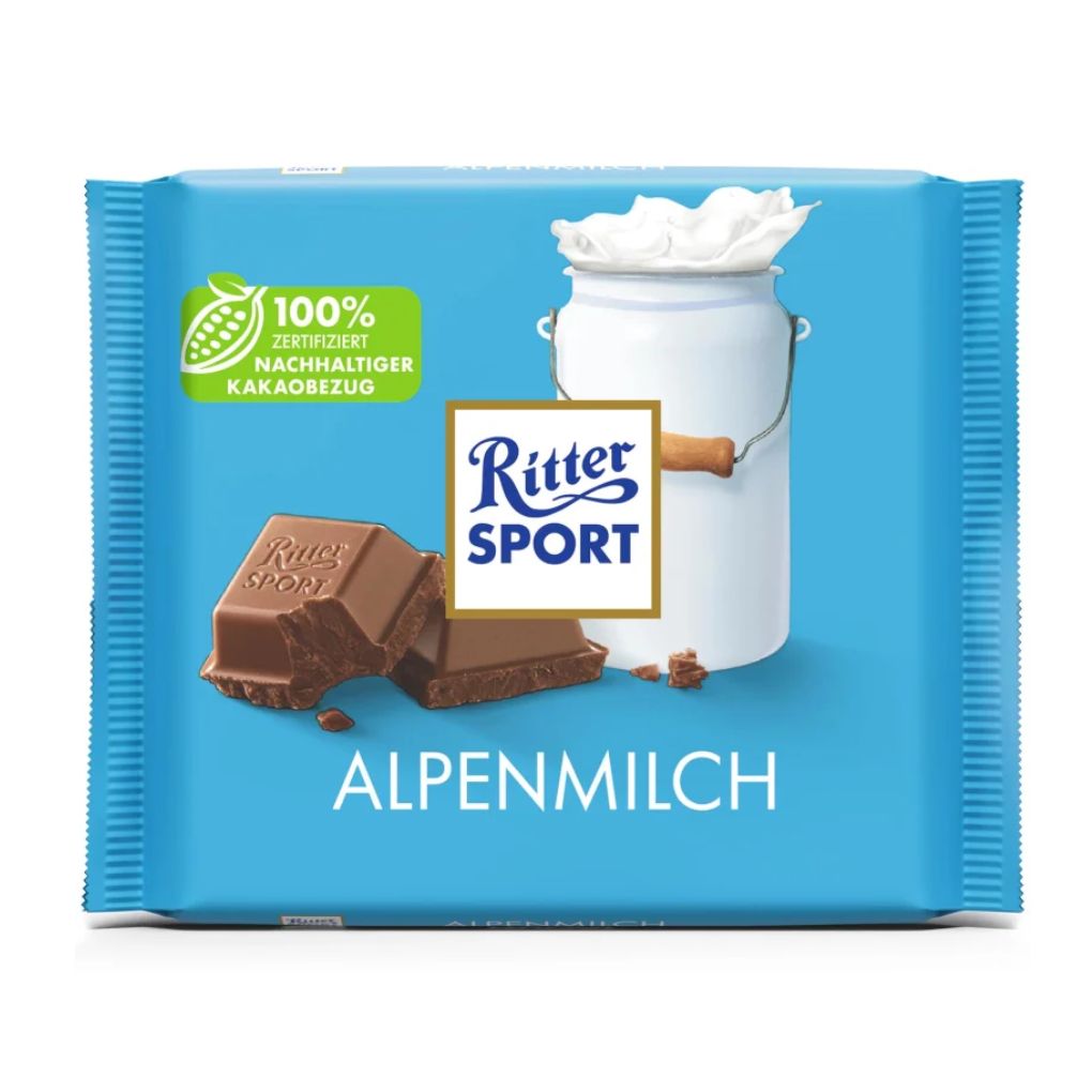 Ritter Sport Alpine Milk Chocolate 1