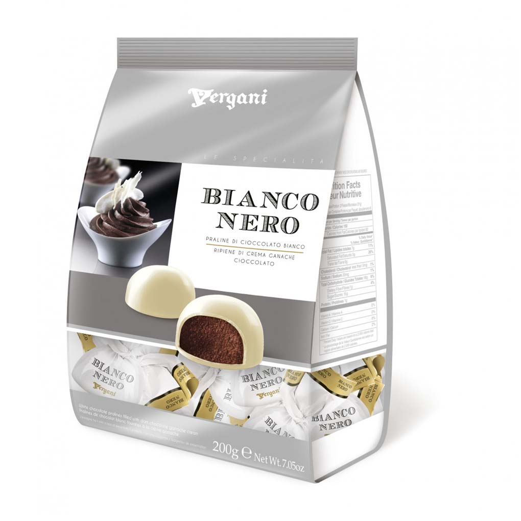 Vergani Bianconero Pralines with Dark Chocolate Filling 1